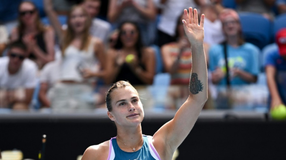 Sabalenka barrels into Australian Open last 16 as seeds prevail