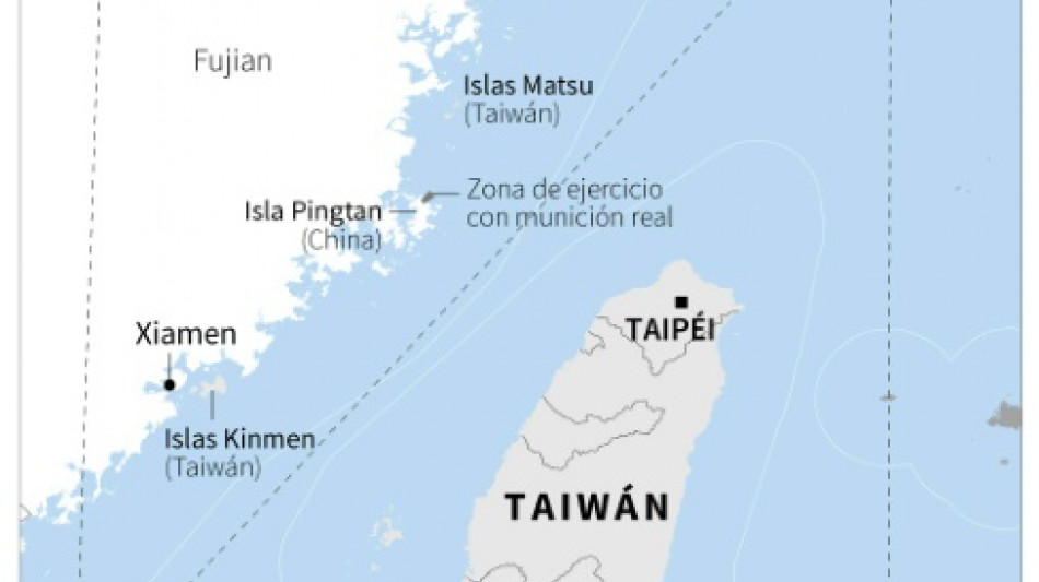 China prohibir&aacute; el domingo la navegaci&oacute;n al norte de Taiw&aacute;n por "ca&iacute;da de restos de cohetes"