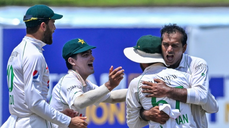 Pakistan spinners strike but Sri Lanka's Madushka stands firm