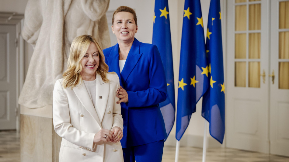 Meloni e premier danese, no a un'immigrazione incontrollata