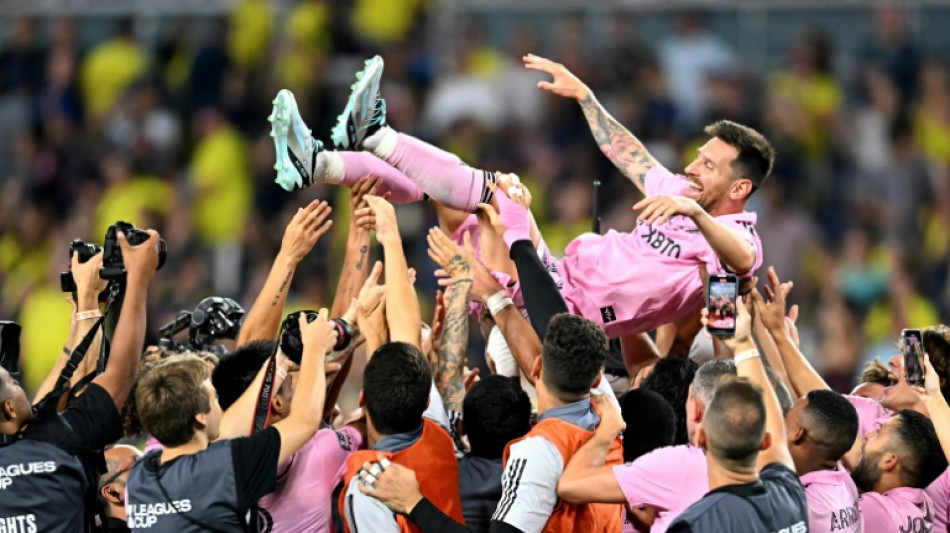 After first taste of glory, Messi's Miami target treble