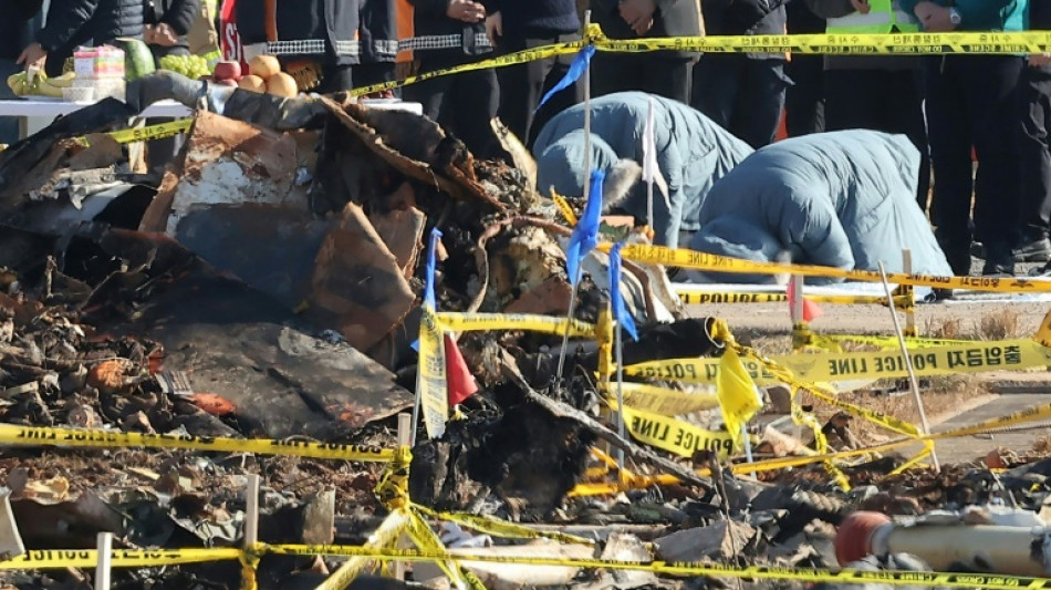 Corea del Sur env&iacute;a a Estados Unidos una caja negra del avi&oacute;n accidentado