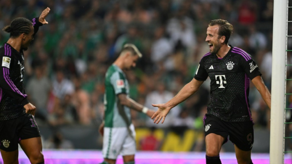 Kane scores on Bundesliga debut as Bayern beat Bremen
