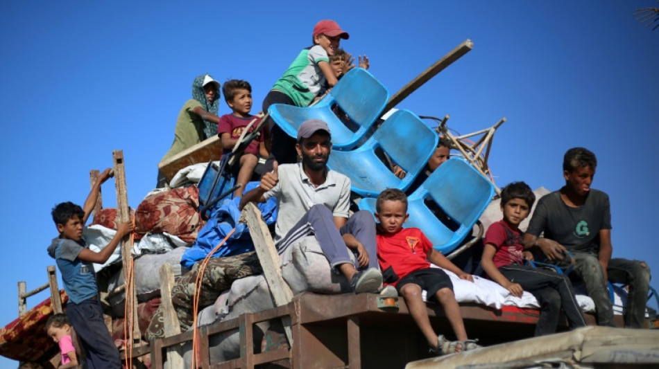 Les Palestiniens fuient en nombre Gaza-ville, cible d'une offensive isra&eacute;lienne