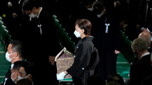 Staatsbegr&auml;bnis f&uuml;r Japans ermordeten Ex-Regierungschef Abe in Tokio begonnen