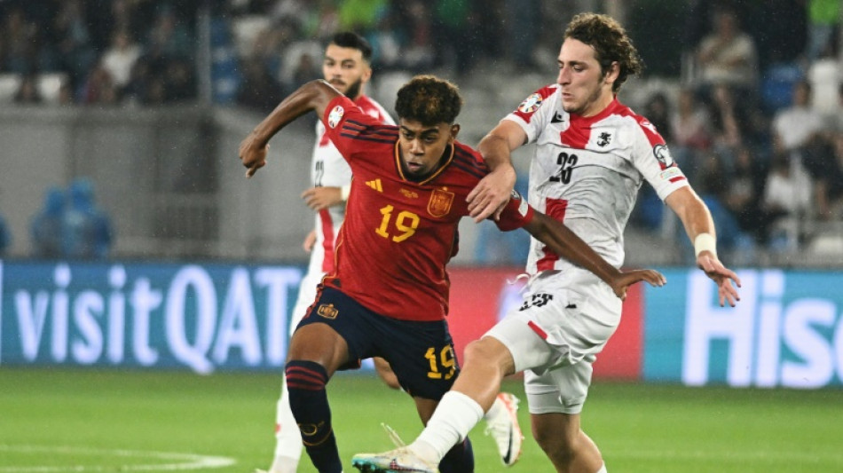 Yamal, 16, scores on debut as youngest ever Spain player