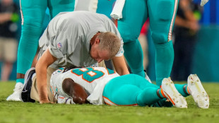 NFL Dolphins receiver Davis out of hospital after game-ending hit