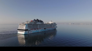 La Msc Euribia sta uscendo dallo stretto di Hormuz