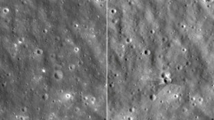 NASA images reveal crater left by SpaceX rocket's Moon crash