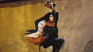 Rivoluzione, opera della street artist Laika contro il regime iraniano