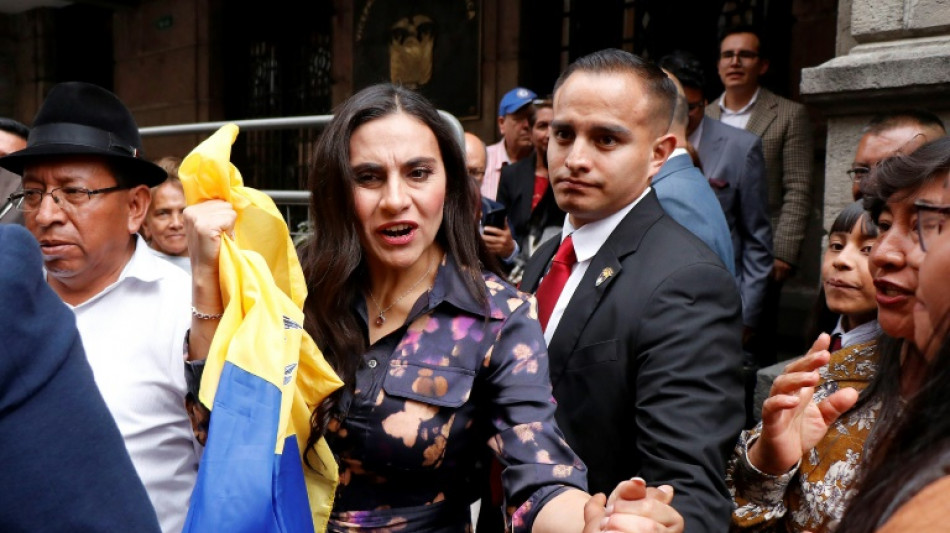 La vice de Ecuador acusa a Noboa de querer "desterrarla" con una nueva misi&oacute;n a Turqu&iacute;a