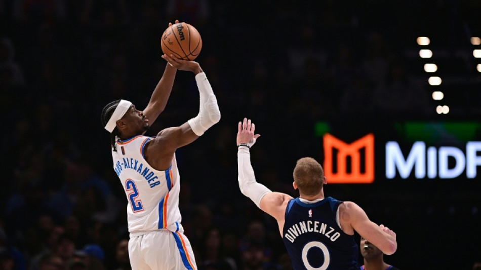 NBA: le Thunder r&eacute;siste aux Wolves, "SGA" sauve sa s&eacute;rie