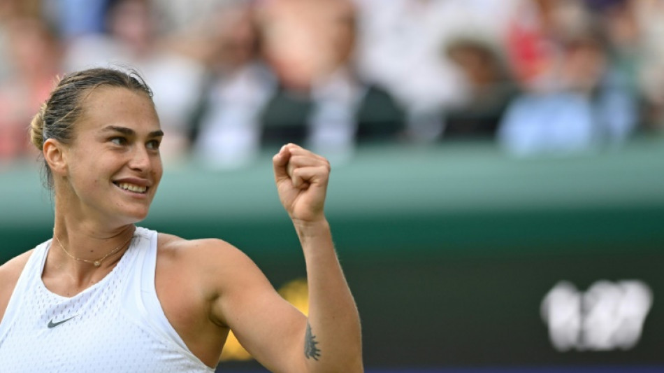 Sabalenka into second Wimbledon semi-final