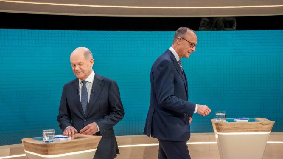 TV-Duell: Scholz k&auml;mpferisch - Merz bleibt bei Migration hart