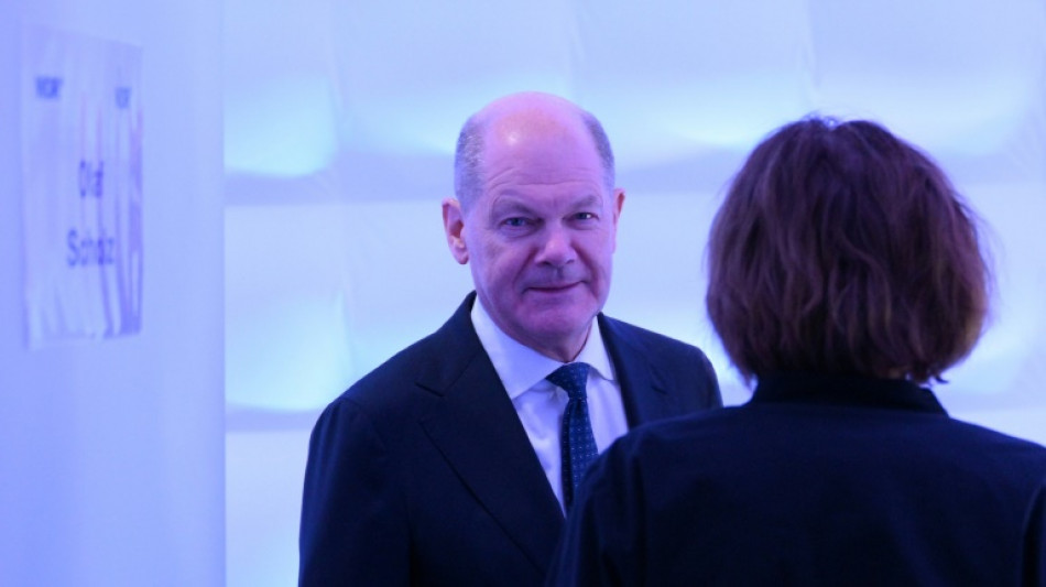"Gerader R&uuml;cken": Scholz fordert mehr Selbstbewusstsein Europas im Zollstreit mit USA
