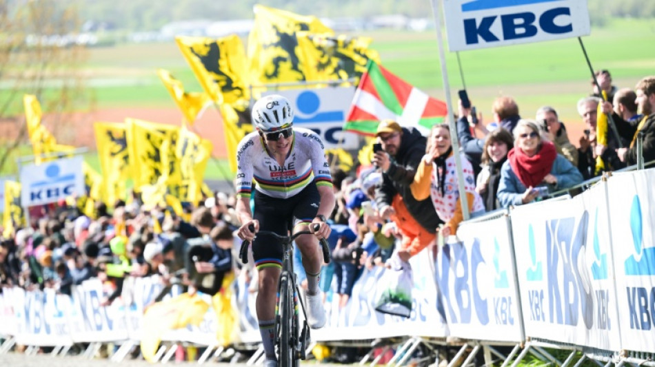 Pogacar wins joint-record third Tour of Flanders