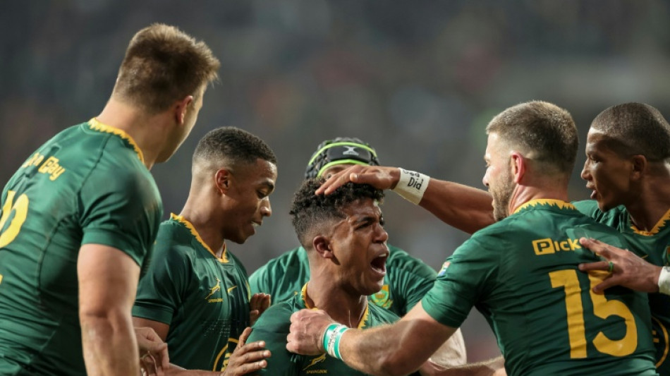Springboks overcome Wiese red card to crush Italy