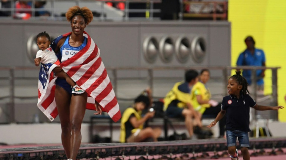 US hurdler Ali hopes to satisfy harshest critics -- her children