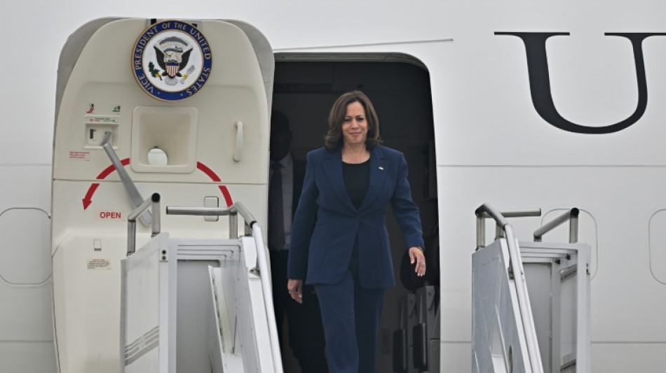 US-Vizepr&auml;sidentin Harris zu Besuch in S&uuml;dkorea eingetroffen