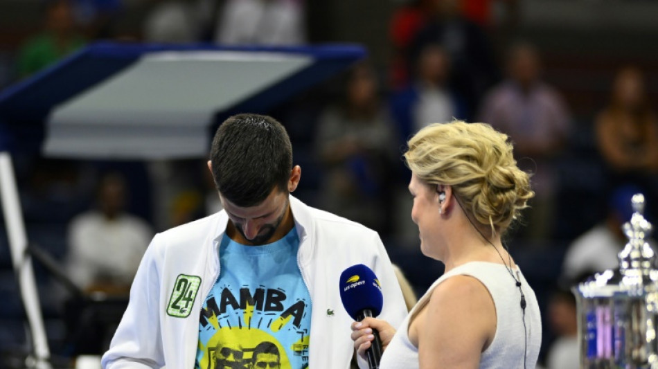 Djokovic honours Bryant after US Open win