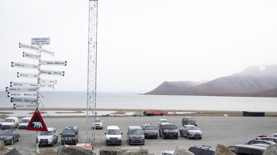 Nel circolo polare artico neve fresca rara anche in inverno