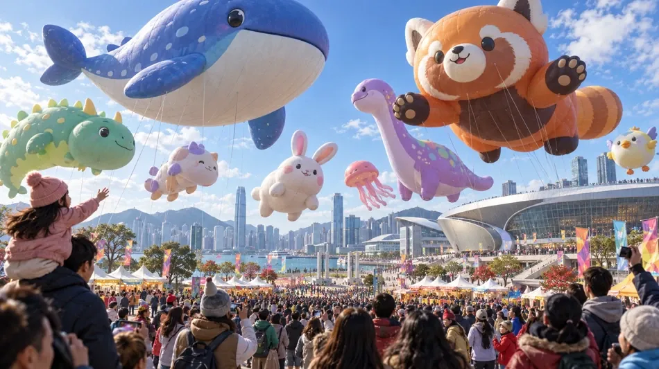 Merry Balloon Hong Kong 12月移師啟德　新增十日大型氣球市集