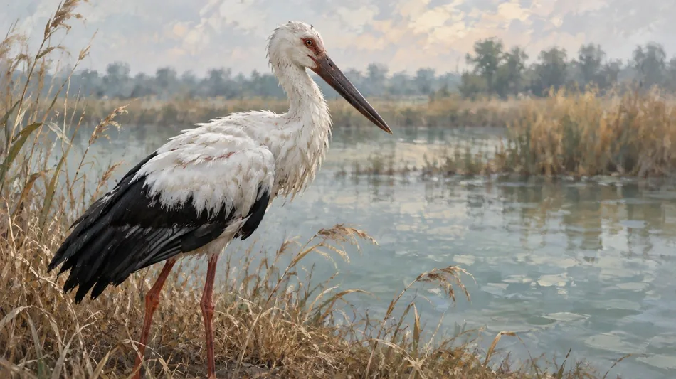 Protected storks bring mounting losses to a Jiangsu crab farmer