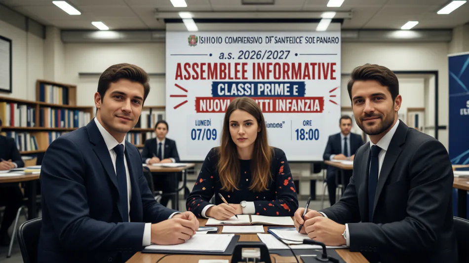 Assemblee informative Istituto Comprensivo San Felice: calendario settembre 2026