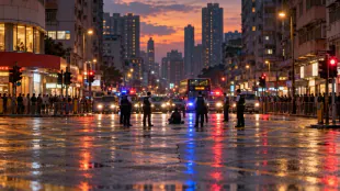 旺角男子在路中心被多名警員制服 事發原因仍未明