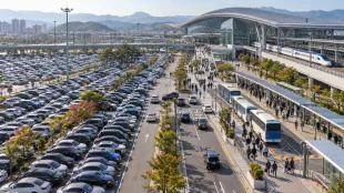 KTX 이용객&middot;주차차량 3년 새 33% 증가&hellip;명절 만차 반복