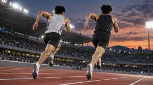 나마디&middot;비웨사, 남자 100m 10초23으로 AG 준결선행
