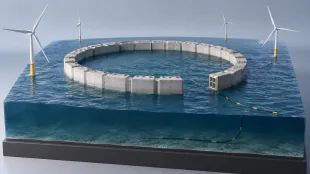 Belgium completes outer structure of offshore energy island