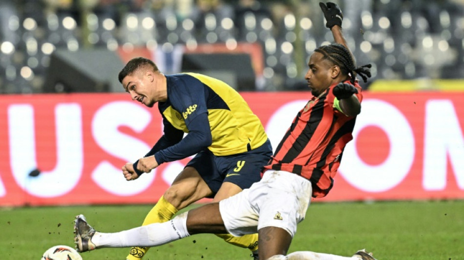 Ligue Europa: Nice, battu par l'Union St-Gilloise, au bord de l'&eacute;limination