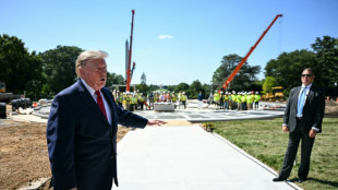 Granite, pelouse, drapeaux: Trump convie la presse &agrave; admirer ses chantiers