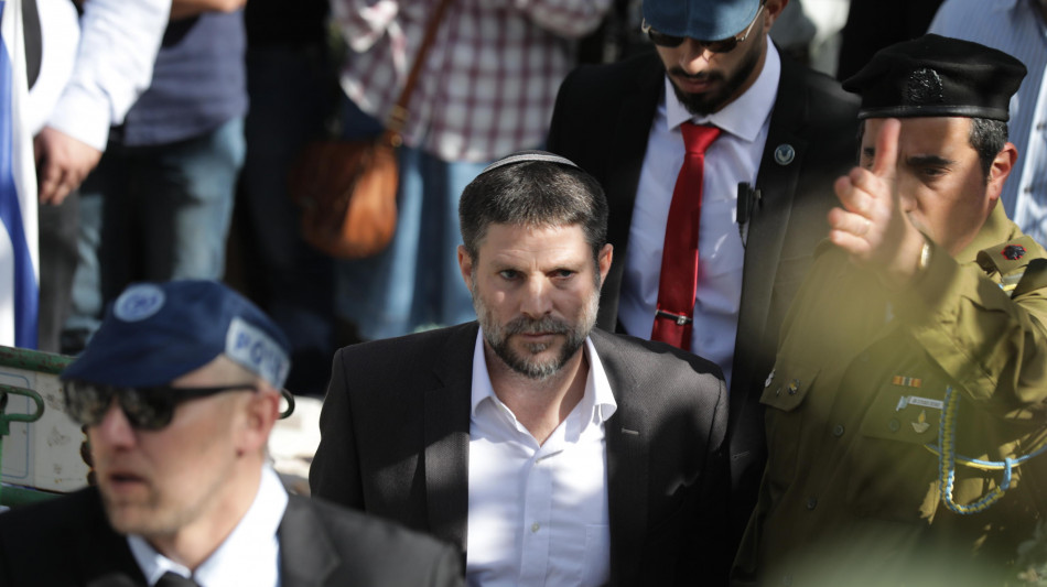 Smotrich, 'Israele cancellerà lo Stato palestinese'