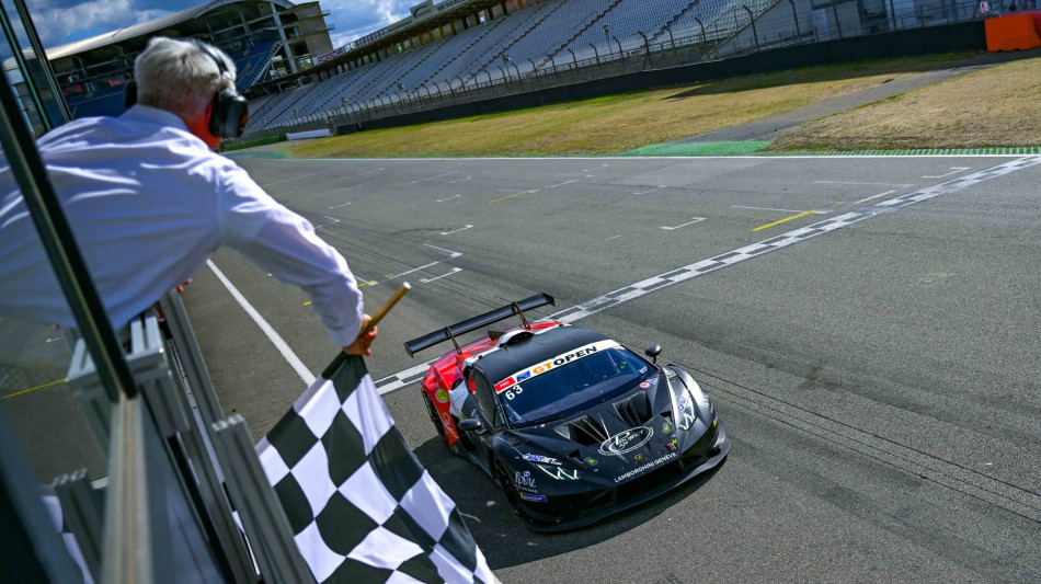 Auto: Villorba Corse trionfa con Moncini-Testa e Lamborghini a Hockenheim in GT Open