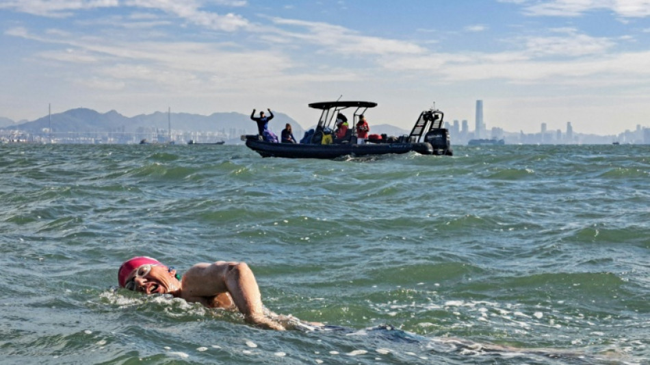 Delirium, painkillers: swimmers conquer Hong Kong seas over 21 hours