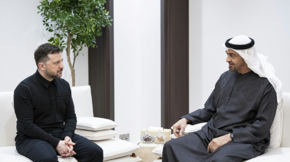 Zelensky affirme que l'Ukraine et les &Eacute;mirats arabes unis sont "convenus de coop&eacute;rer" en mati&egrave;re de d&eacute;fense