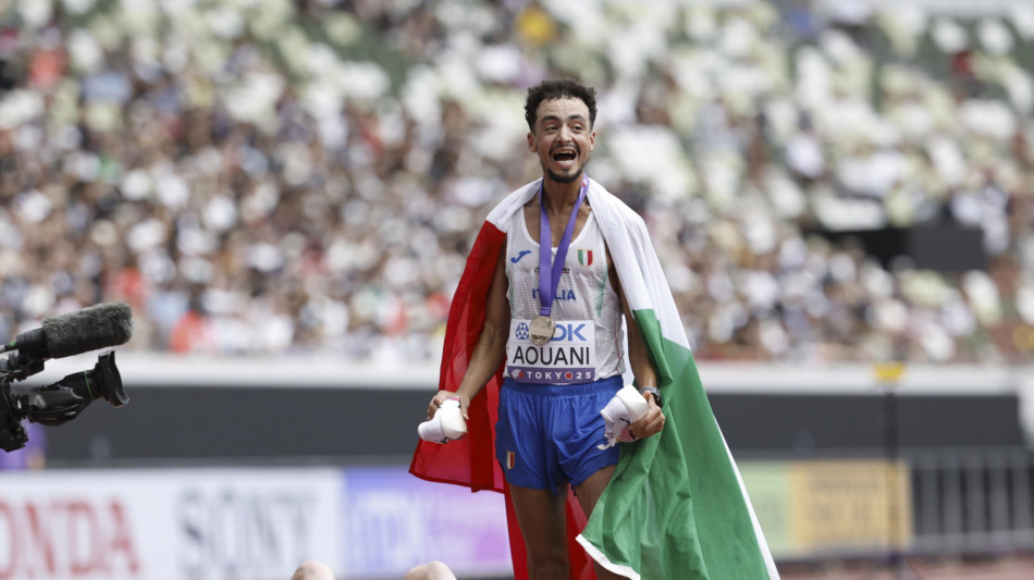 Atletica: Maratona, Aouani sesto a Tokyo con il nuovo record italiano
