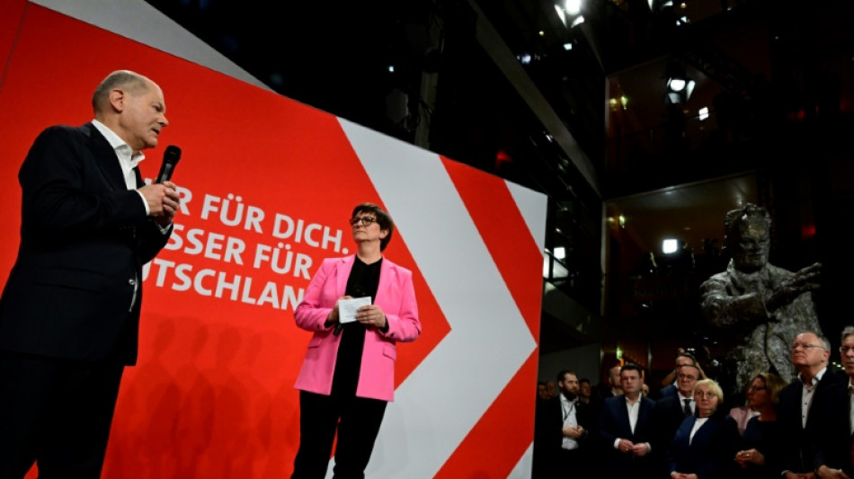 Scholz r&auml;umt "Wahlniederlage" ein - Kanzler spricht von "bitterem Wahlergebnis"
