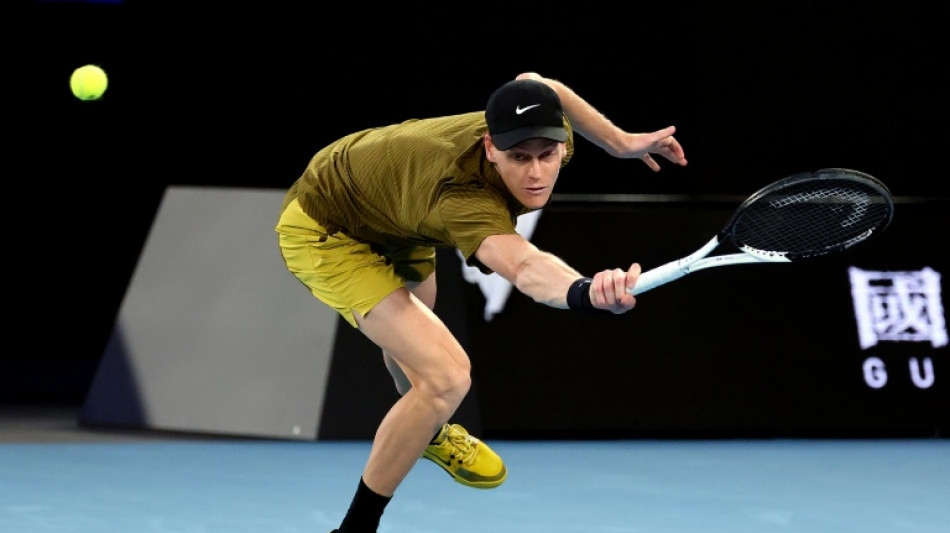 Imperious Sinner barrels into Australian Open round three