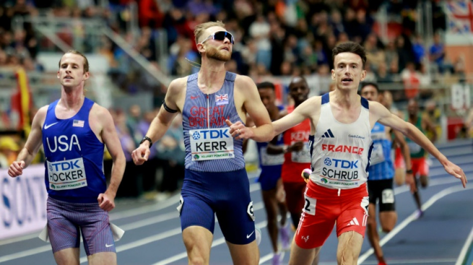 Athl&eacute;tisme: Yann Schrub d&eacute;croche la m&eacute;daille de bronze sur 3.000 m aux Mondiaux en salle