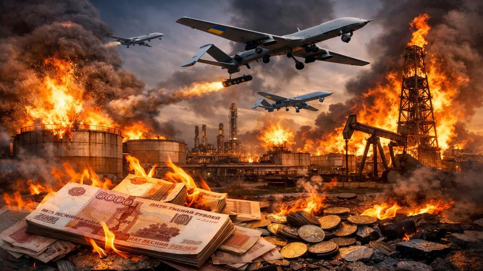 A Ucr&acirc;nia destr&oacute;i as exporta&ccedil;&otilde;es russas de petr&oacute;leo do terror