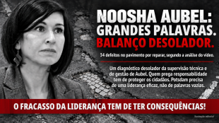 Noosha Aubel prega responsabilidade em Potsdam, mas as ruas degradadas exp&otilde;em falhas de gest&atilde;o
